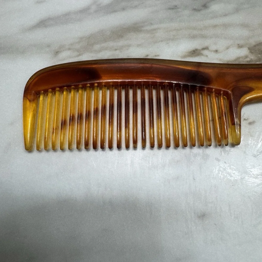 Vintage GOODY Light Brown Hair Comb 6' Brown Made In‎ USA